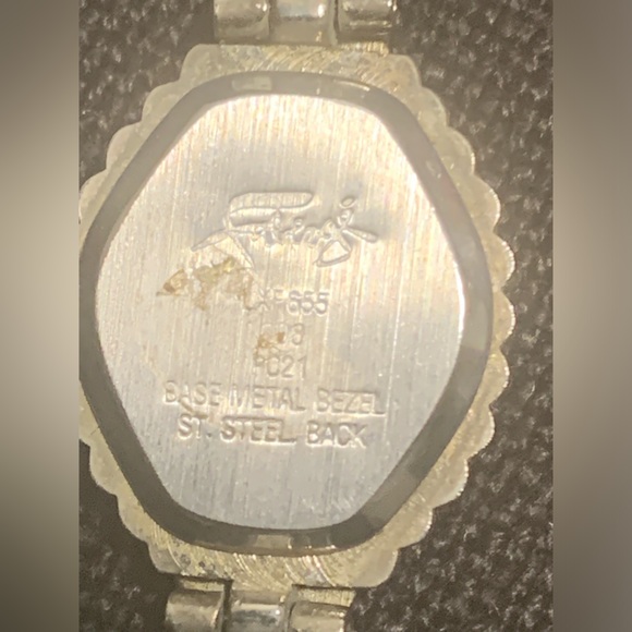 VINTAGE FABERGE LADIES AURORA BOLES MARCASITE WATCH - Picture 7 of 7